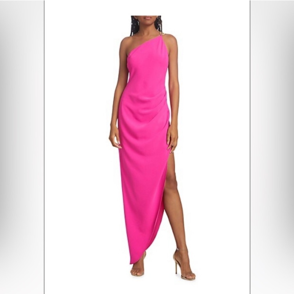 Amanda Uprichard Calla asymmetrical dress size m